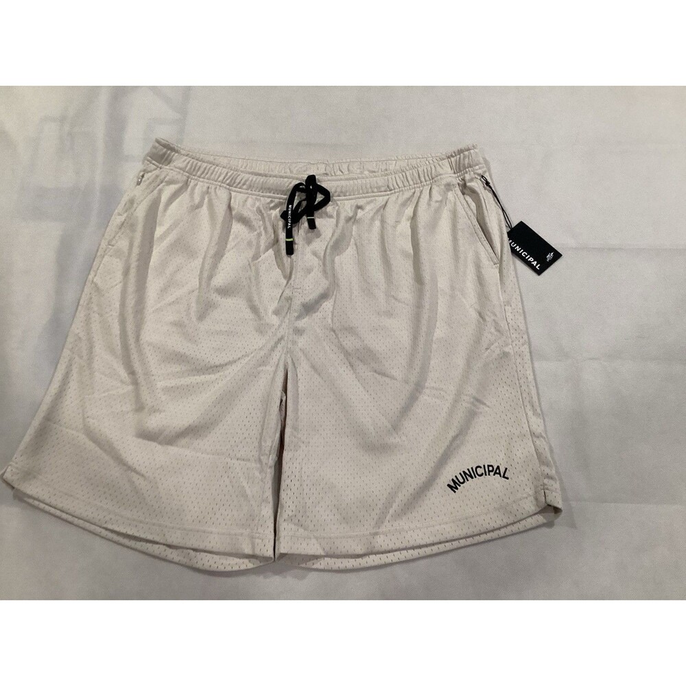 Municipal Cream Basketball Shorts Size  3X